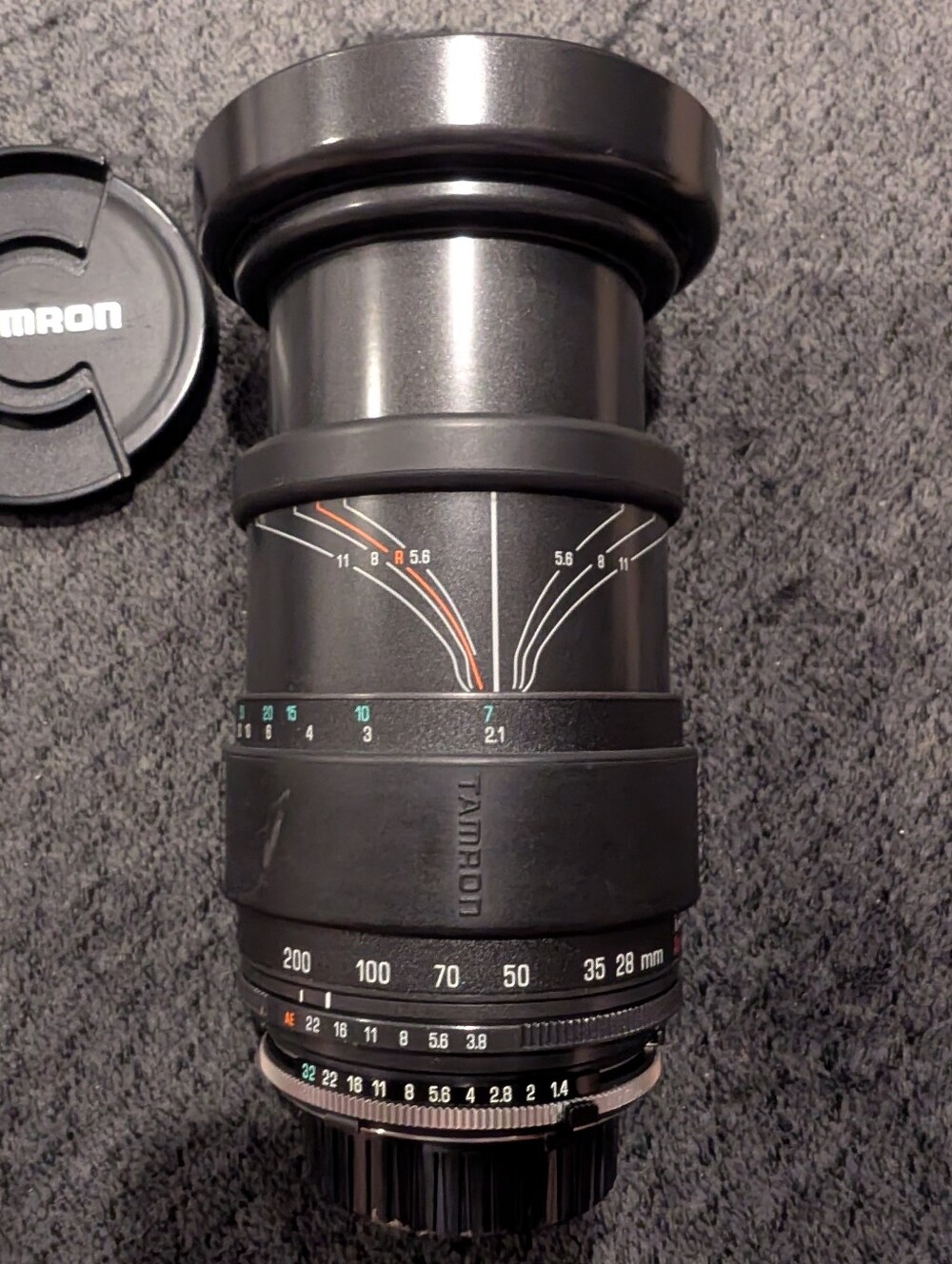 Tamron Aspherical Lens 28-200mm f/3.8-5.6 Manual Zoom Lens Adaptall 2 Mount 71A